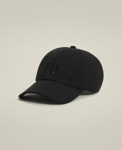 U ACTIVE PERFORATED CAP BLACK LXL