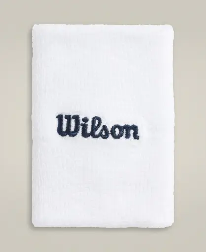 U WIDE TERRY WRISTBANDS WHITE